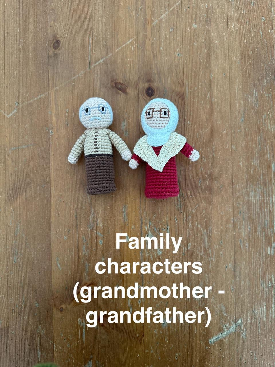 Family crochet characters