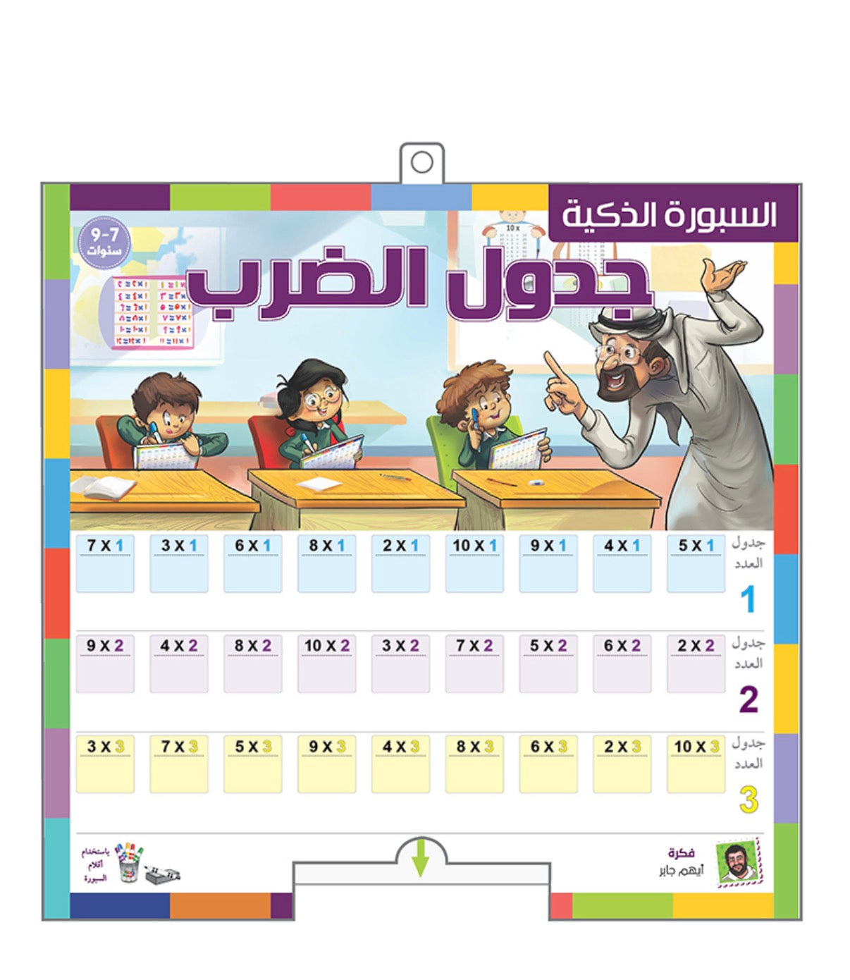 السبورة الذكية جدول الضرب إنجليزي The smart board: multiplication table