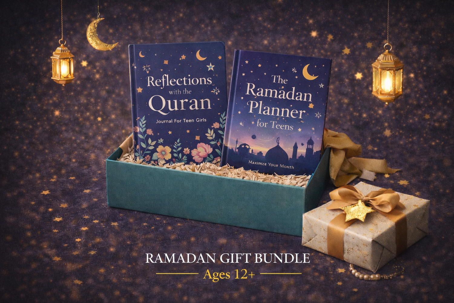 Ramadan 12+ yr old gift set             حقيبة هدية رمضان للأطفال 12+ سنوات