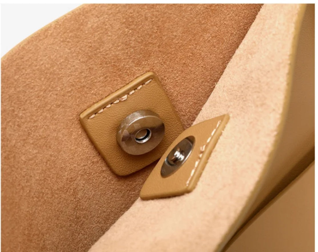 Classic Shoulder Top Grain Leather Tote Bag Briefcase for Women