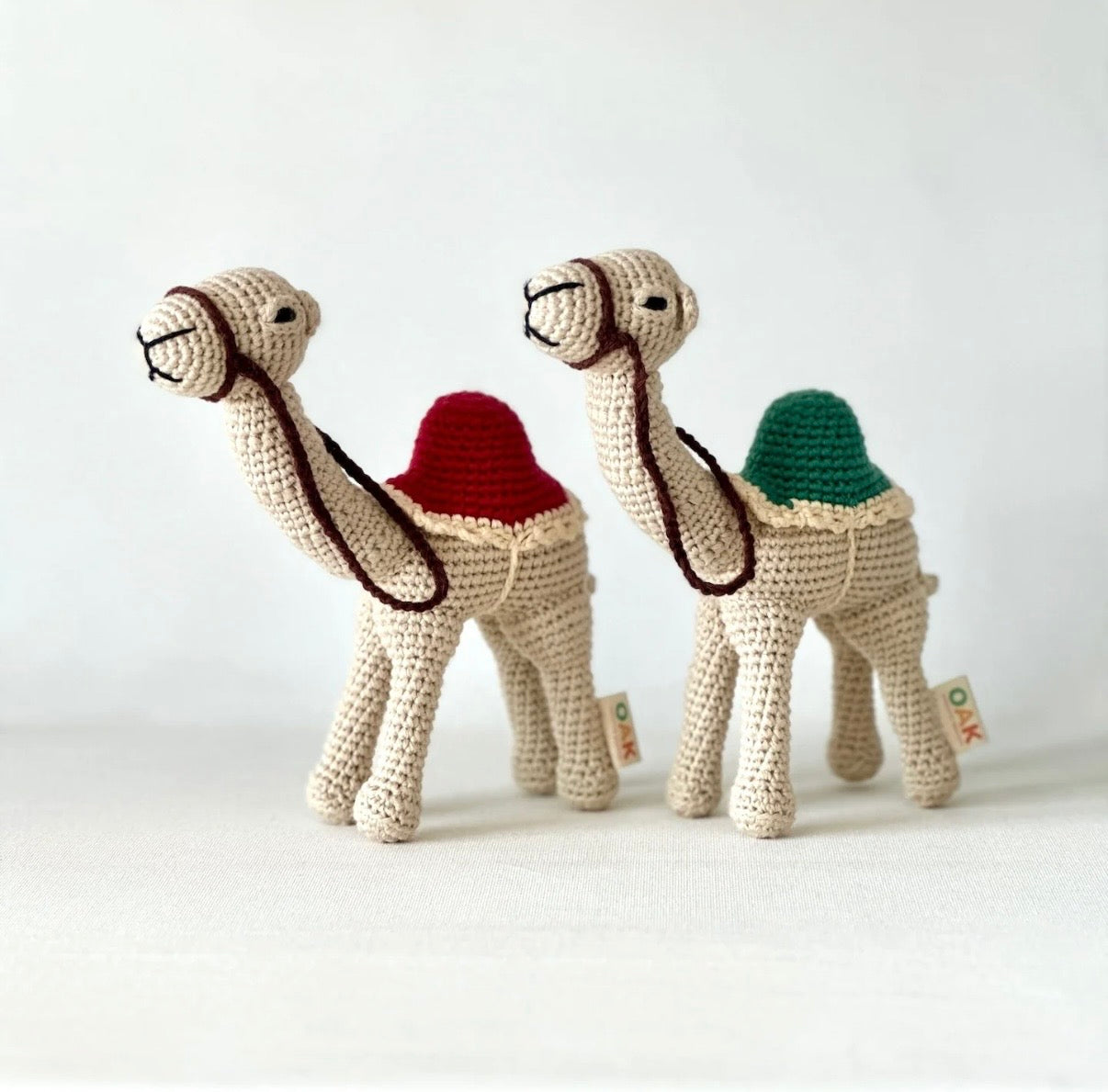 Camel crochet toy