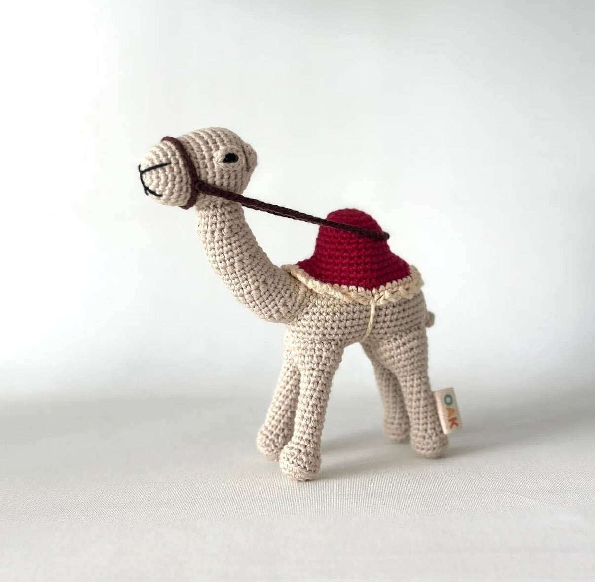 Camel crochet toy