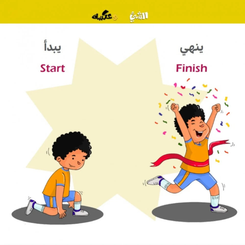 الشيء وعكسه