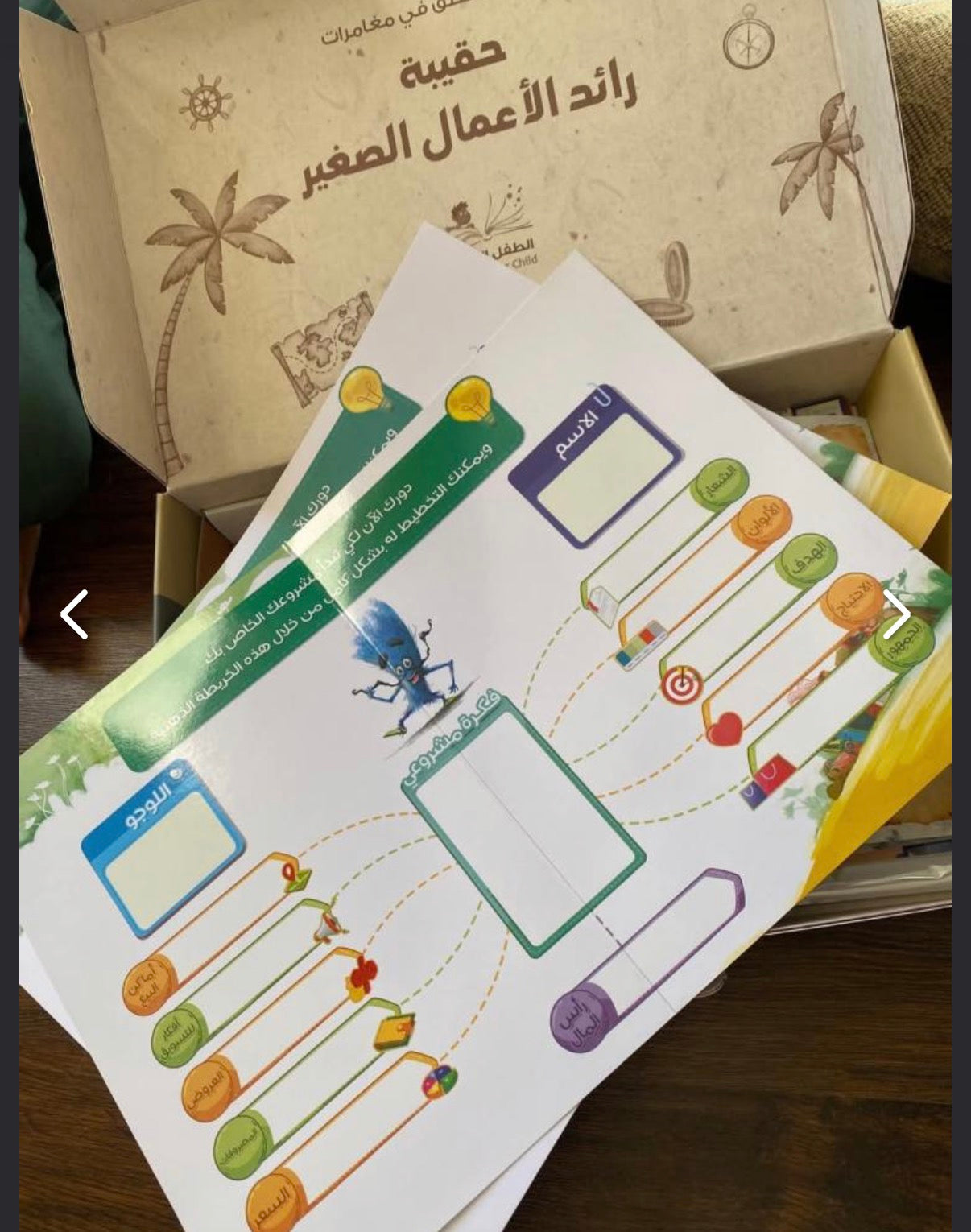 حقيبة وقصة رائد الأعمال الصغير The Young Entrepreneur Kit and Story