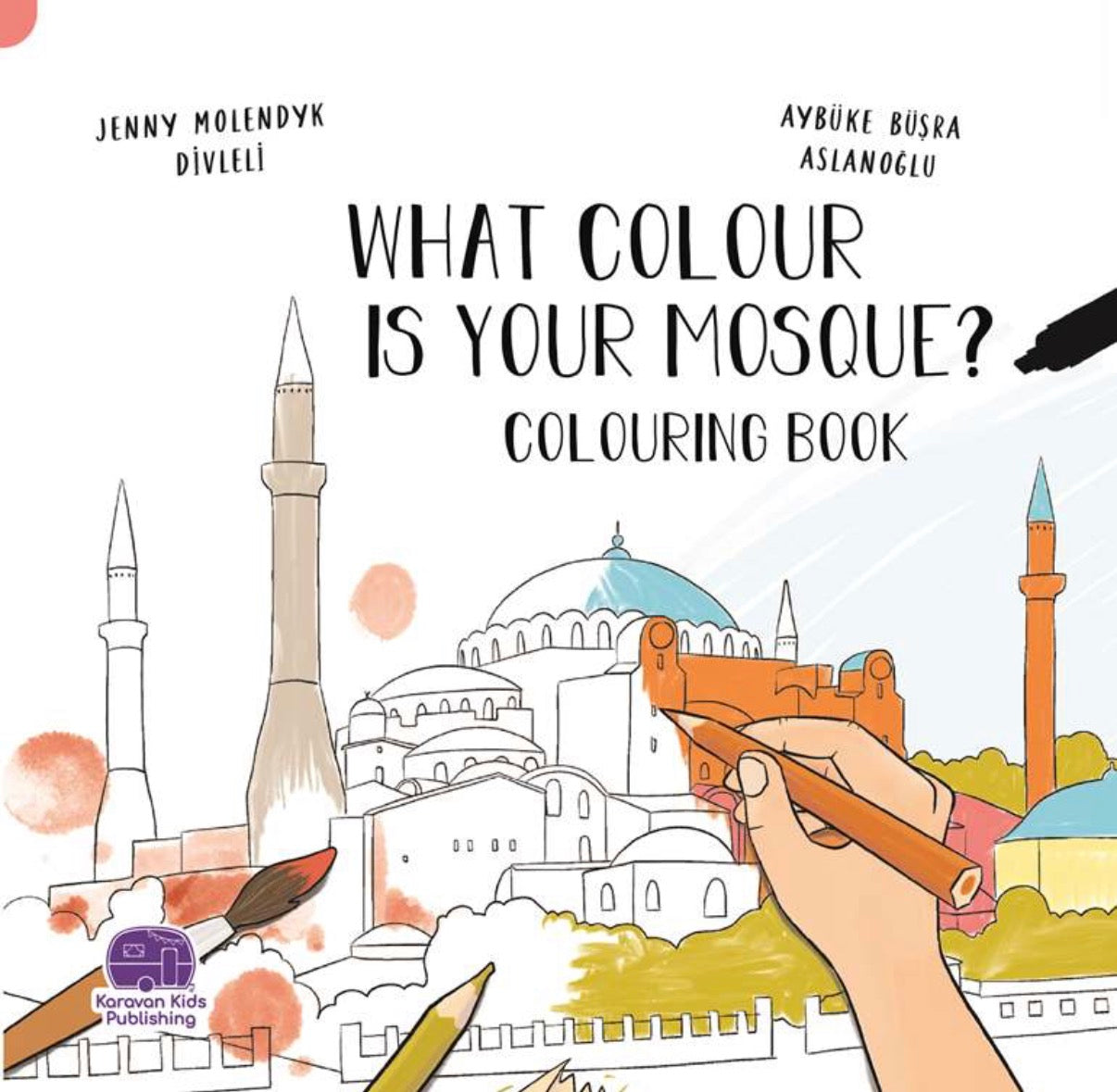 What color is your mosque? Coloring book