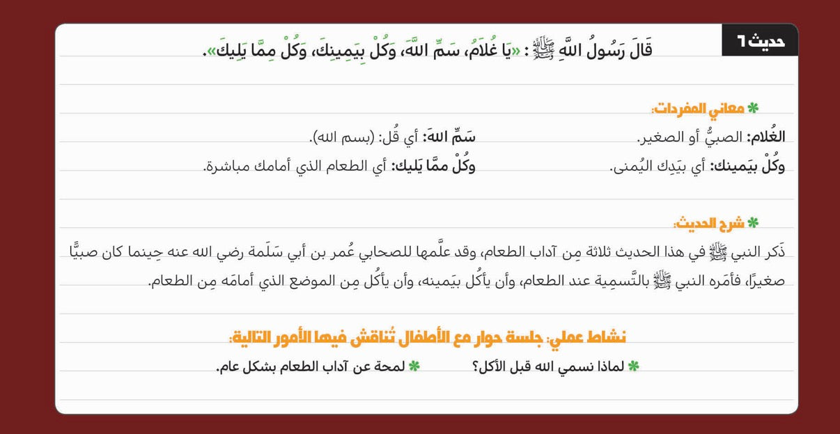 الأحاديث المصورة The pictures Hadeeths