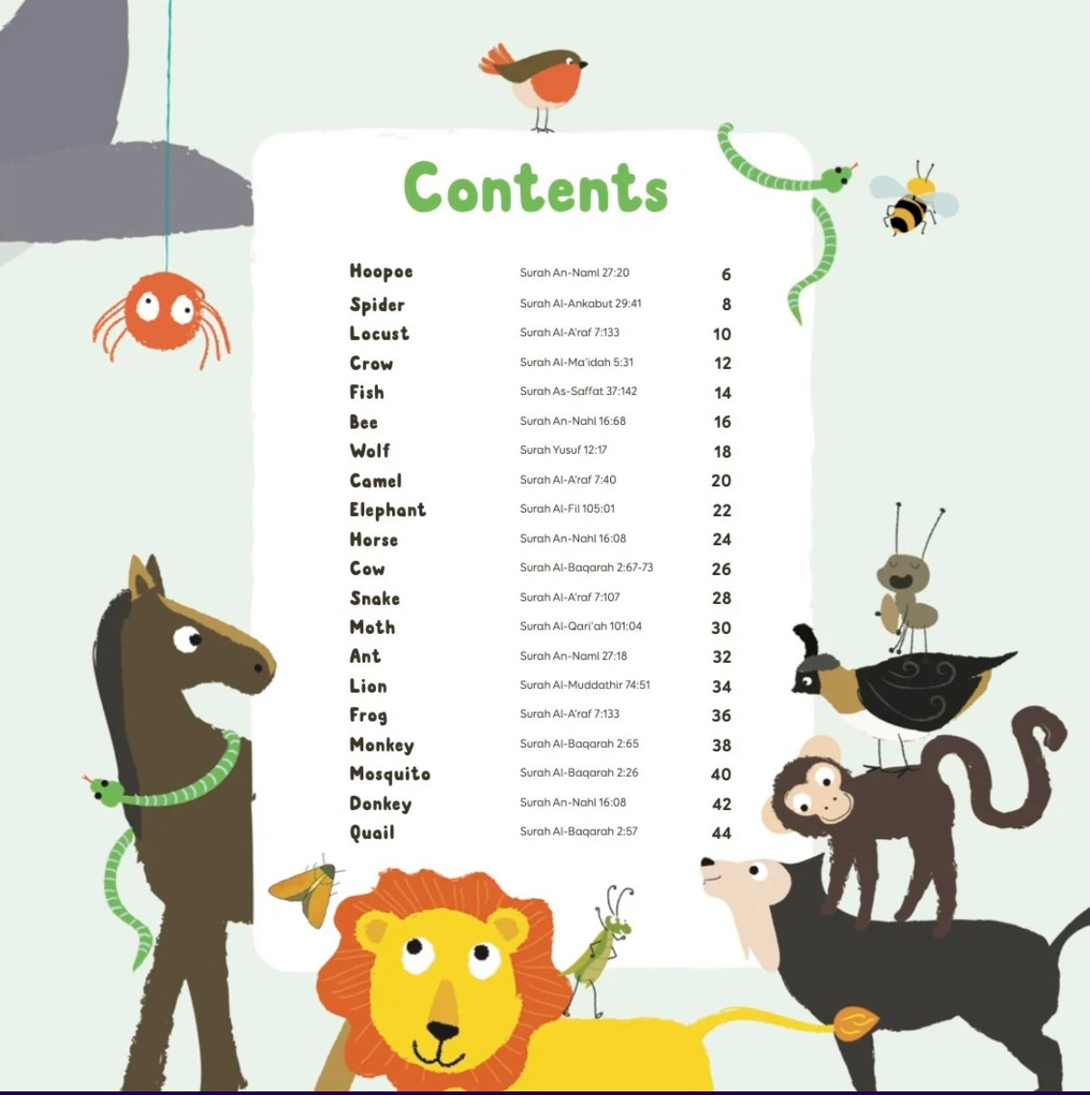 Animals in the Quran: Search and find book