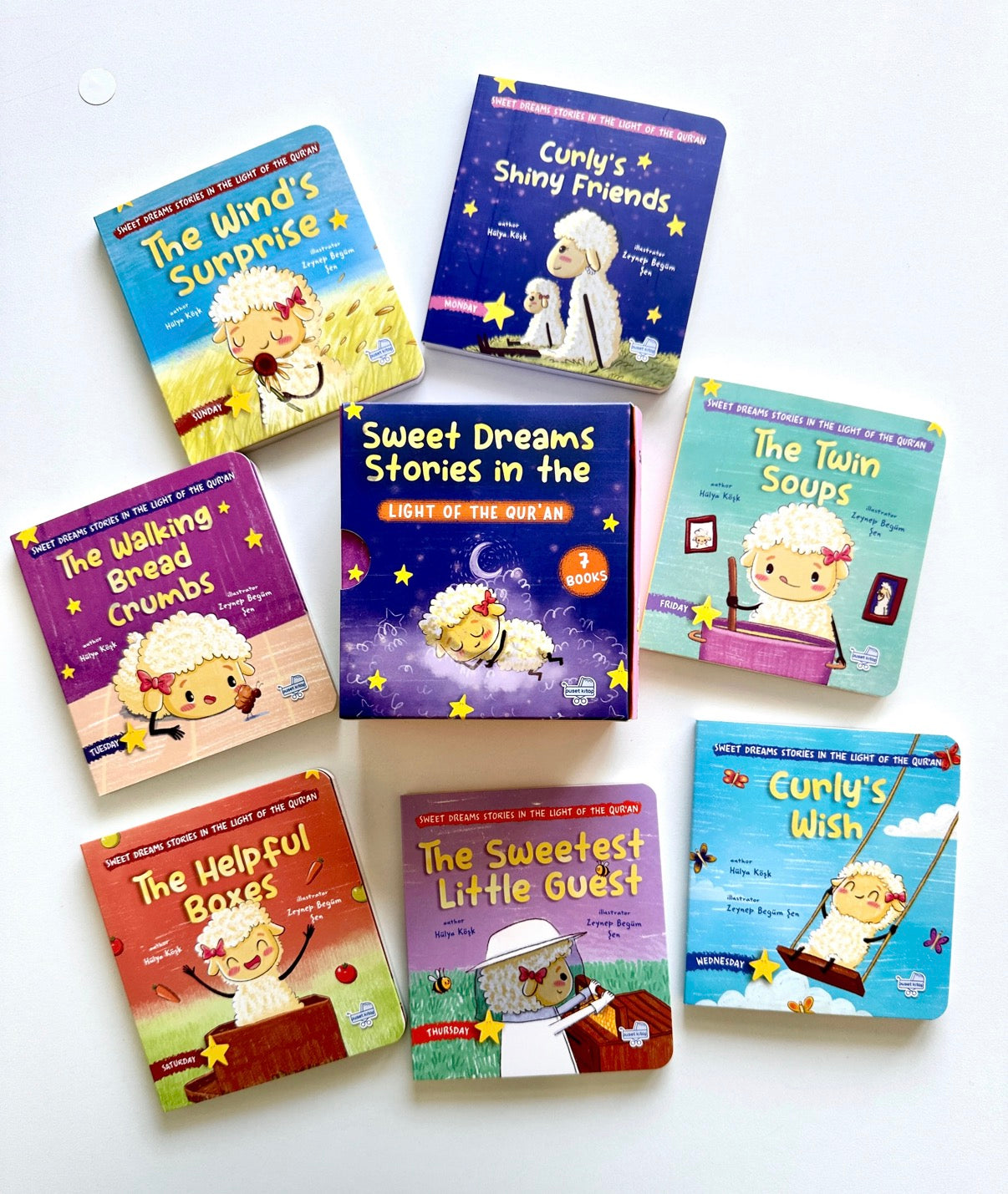 Sweet Dreams Stories (in the Light of the Qur’an) 7 board books set
