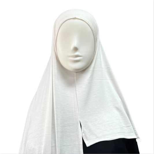 Grade 1-4 white uniform hijab