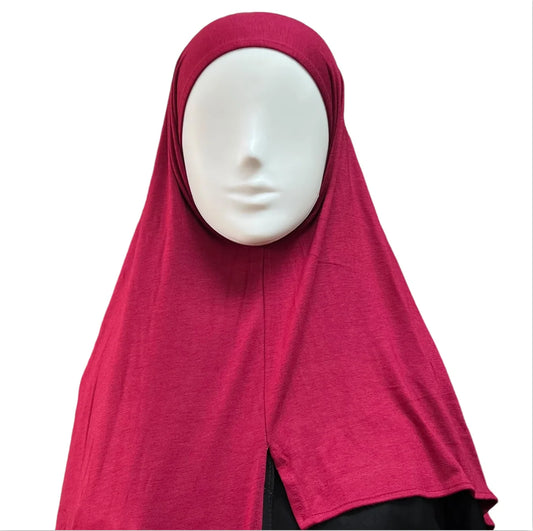 Grade 5 Dark Red uniform hijab