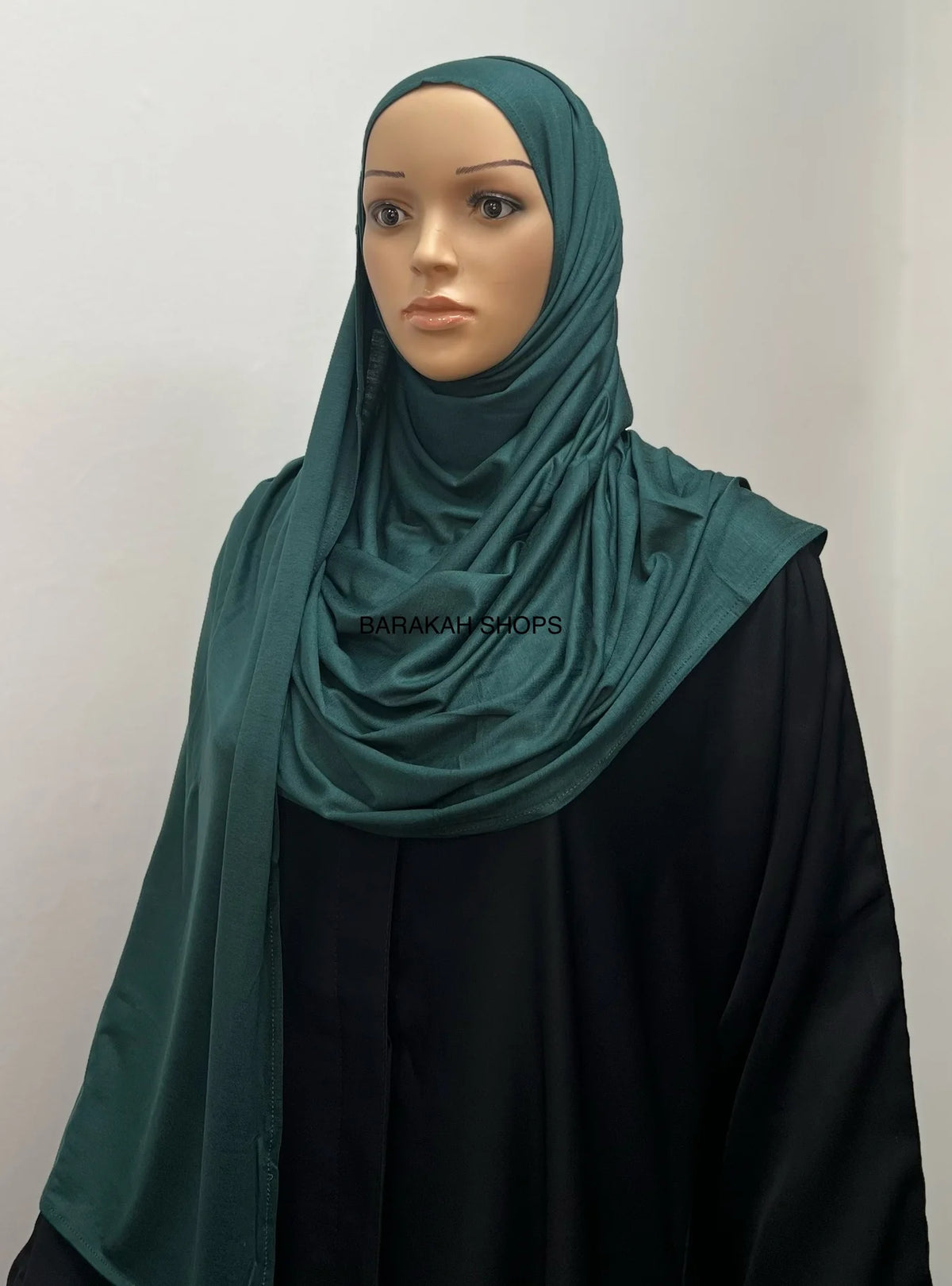 Grade 6-11 emerald green uniform hijab